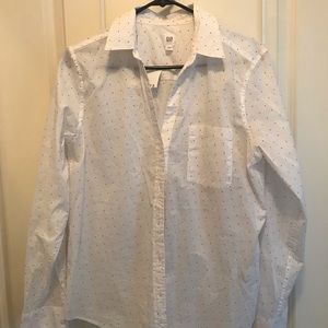 Gap button women shirt size L